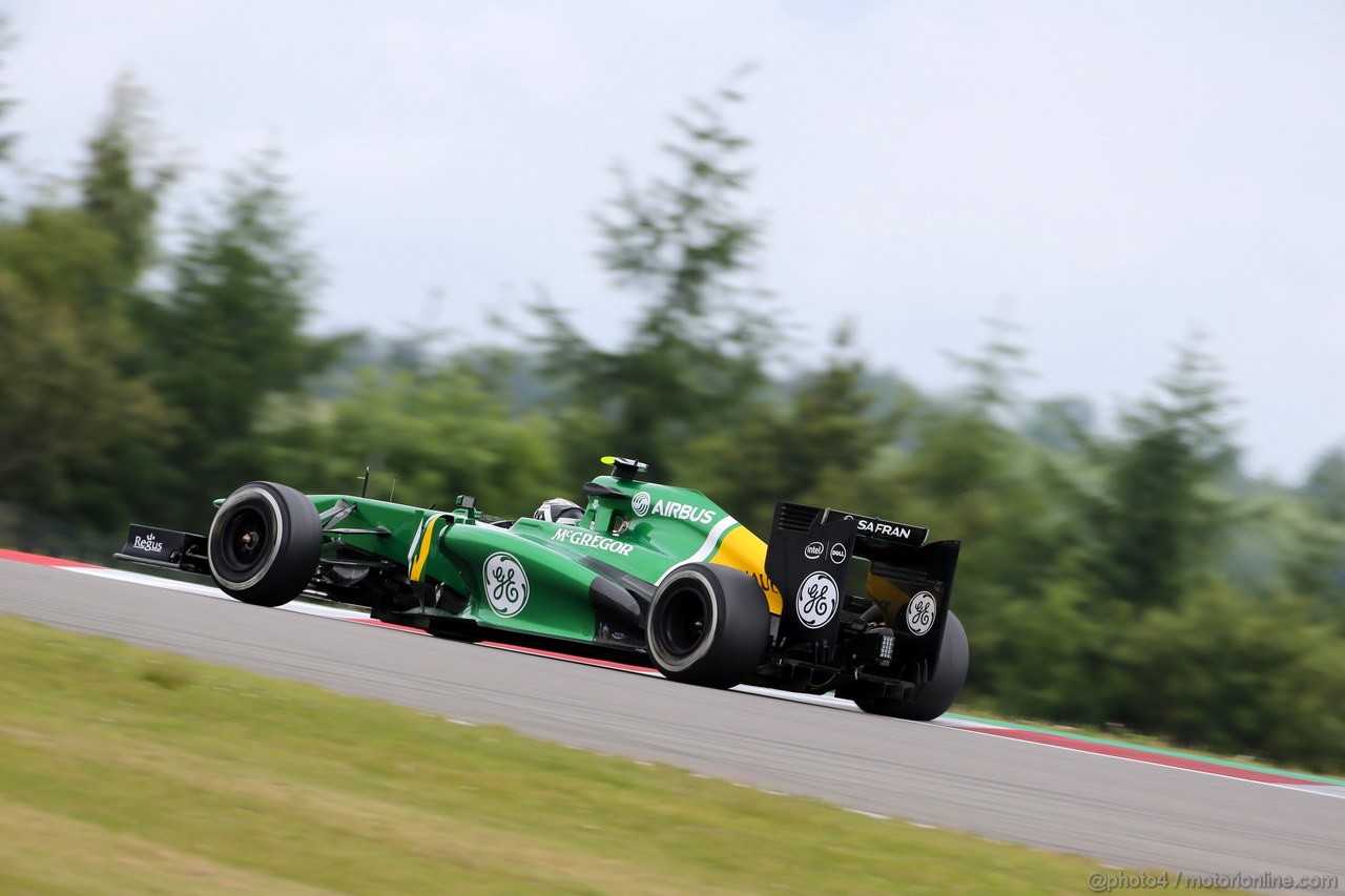 GP GERMANIA, 05.07.2013- Prove Libere 1, Giedo Van der Garde (NED), Caterham F1 Team CT03 
