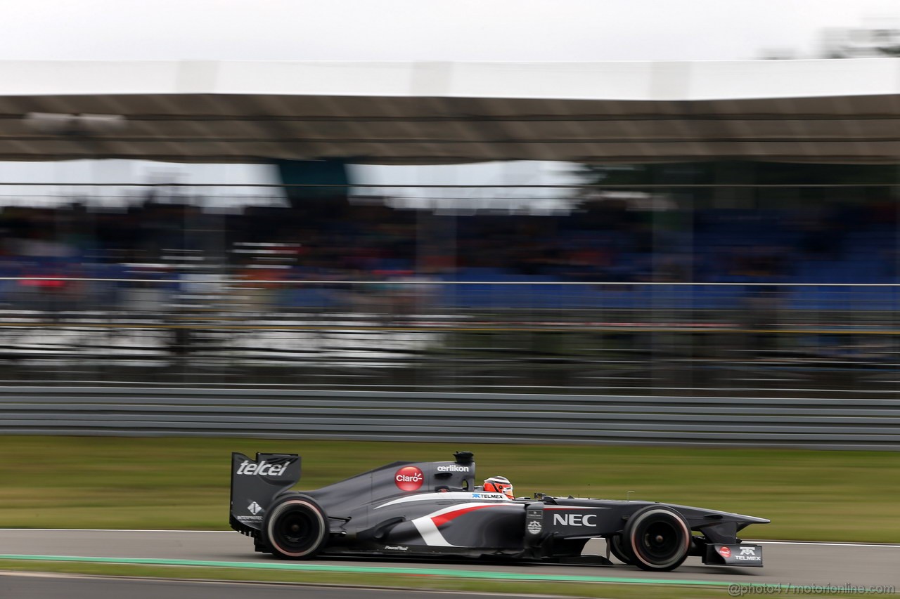 GP GERMANIA, 05.07.2013- Prove Libere 1, Nico Hulkenberg (GER) Sauber F1 Team C32 