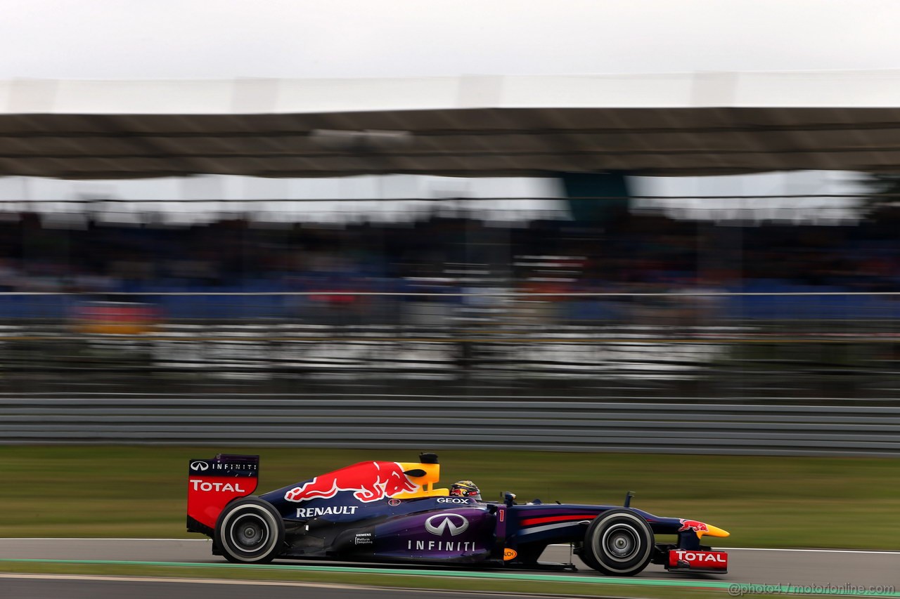 GP GERMANIA, 05.07.2013- Prove Libere 1, Sebastian Vettel (GER) Red Bull Racing RB9 