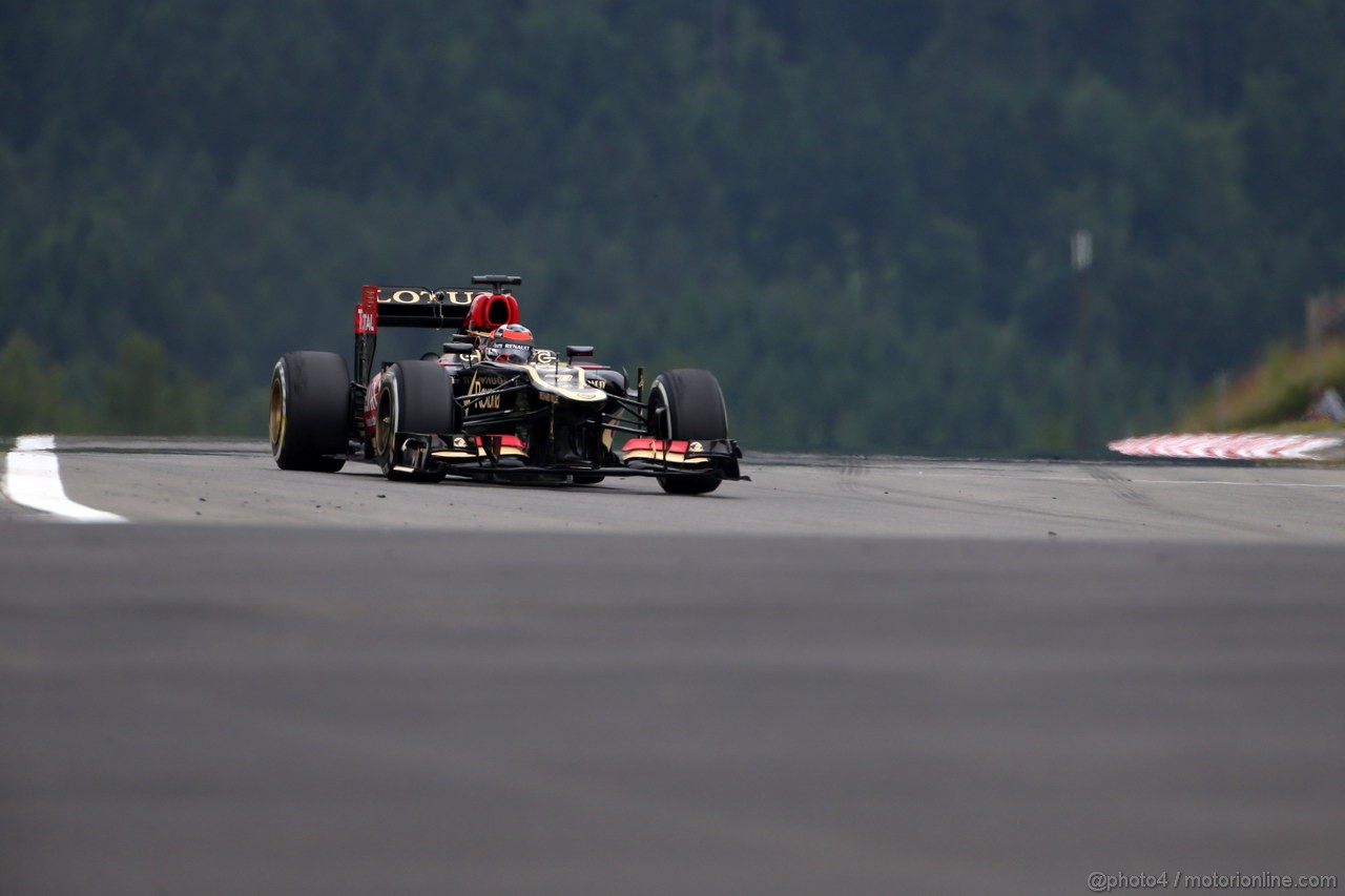 GP GERMANIA, 05.07.2013- Prove Libere 1, Kimi Raikkonen (FIN) Lotus F1 Team E21 