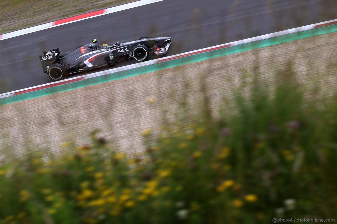 GP GERMANIA, 05.07.2013- Prove Libere 1, Esteban Gutierrez (MEX), Sauber F1 Team C32 