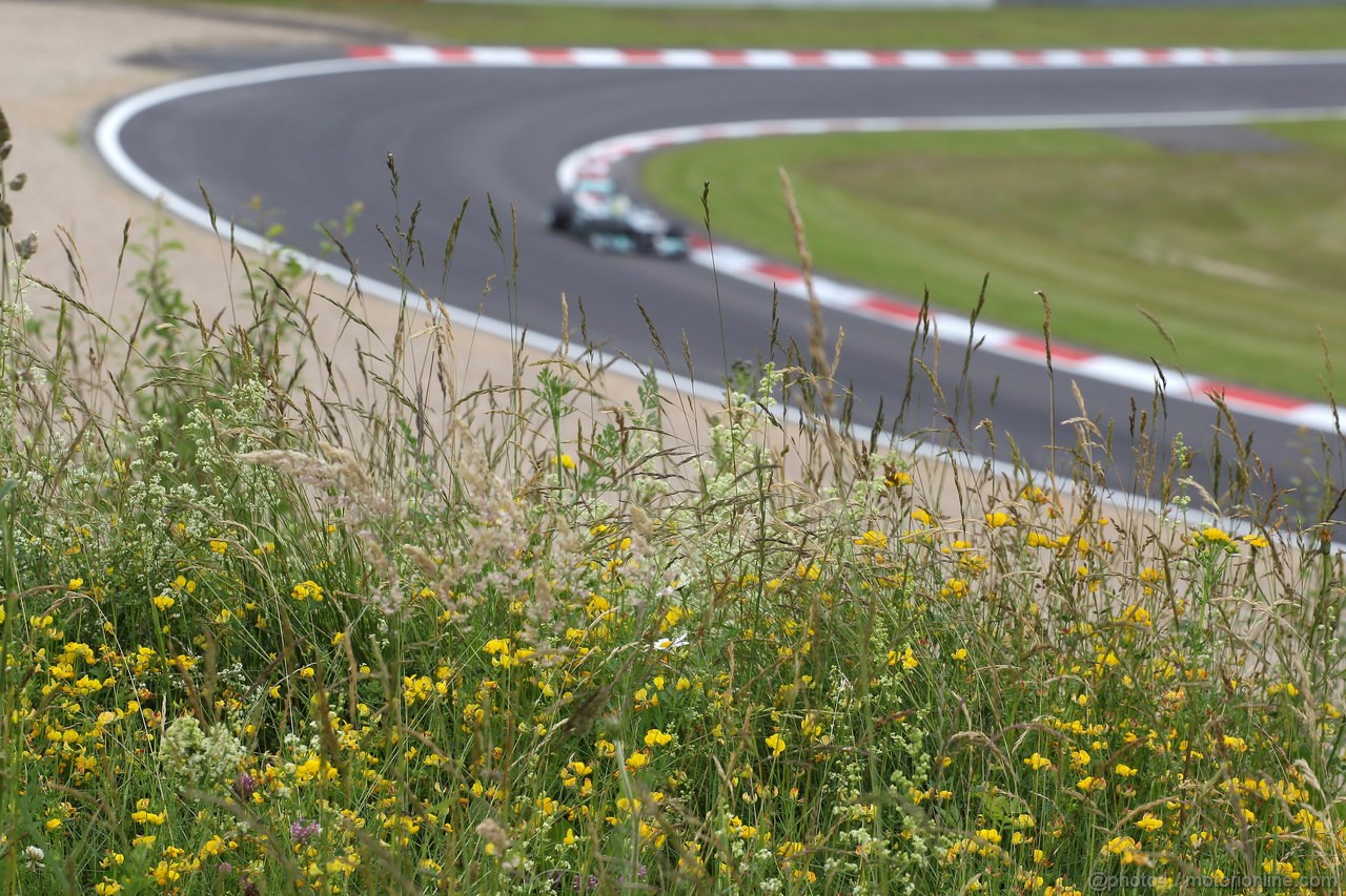 GP GERMANIA, 05.07.2013- Prove Libere 1, Nico Rosberg (GER) Mercedes AMG F1 W04 