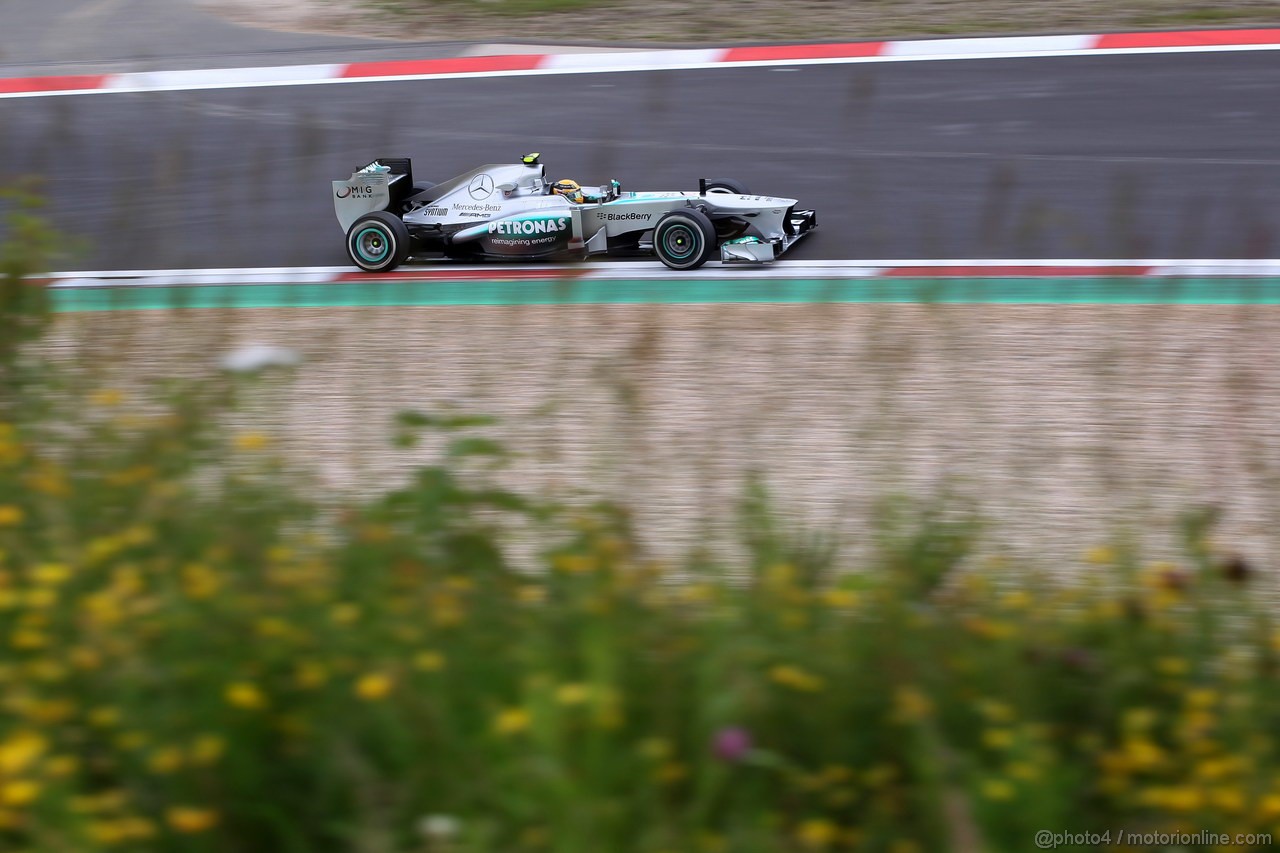 GP GERMANIA, 05.07.2013- Prove Libere 1, Lewis Hamilton (GBR) Mercedes AMG F1 W04 