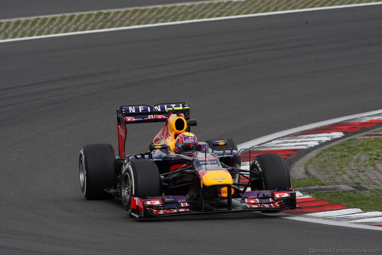 GP GERMANIA, 05.07.2013- Prove Libere 1, Mark Webber (AUS) Red Bull Racing RB9 