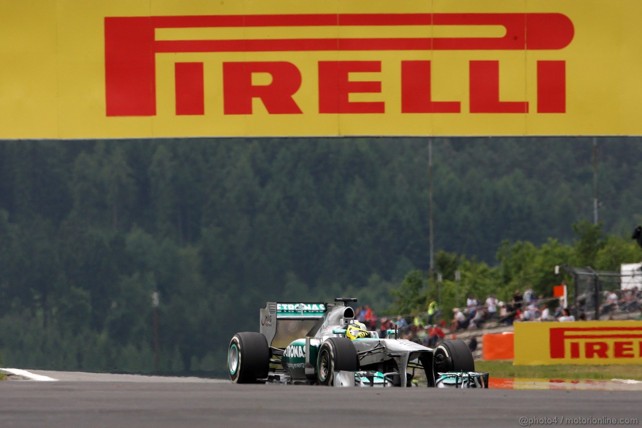 GP GERMANIA, 05.07.2013- Prove Libere 1, Nico Rosberg (GER) Mercedes AMG F1 W04 