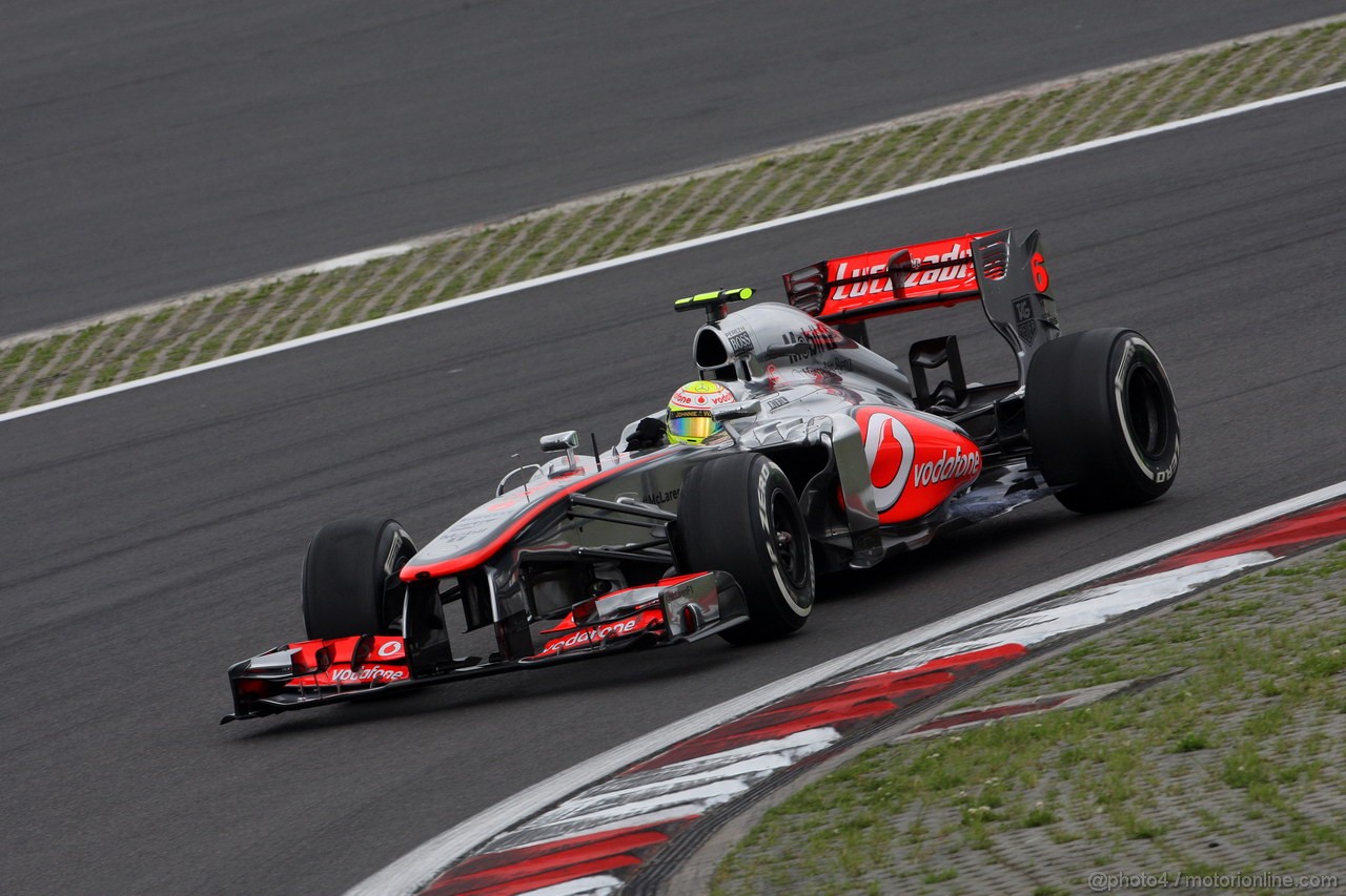 GP GERMANIA, 05.07.2013- Prove Libere 1, Sergio Perez (MEX) McLaren MP4-28 