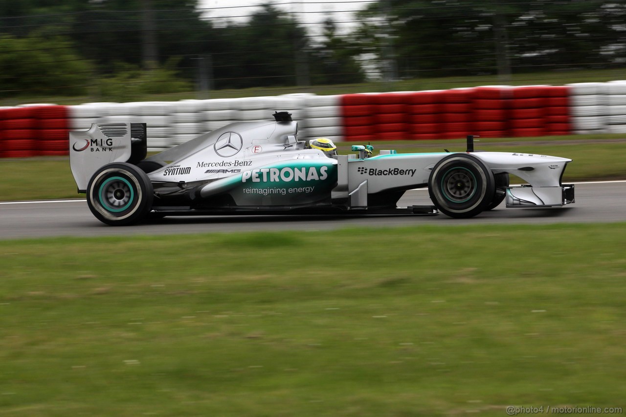 GP GERMANIA, 05.07.2013- Prove Libere 1, Nico Rosberg (GER) Mercedes AMG F1 W04 