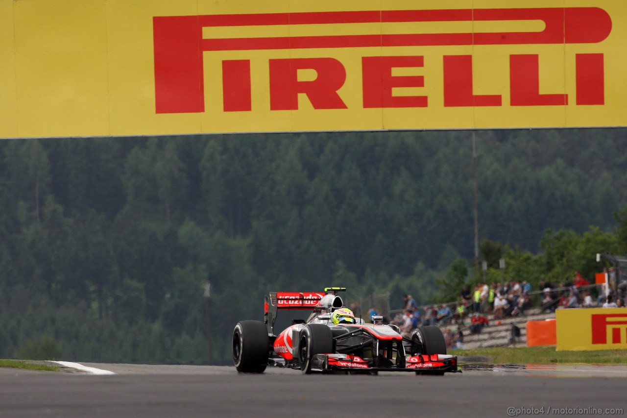 GP GERMANIA, 05.07.2013- Prove Libere 1, Sergio Perez (MEX) McLaren MP4-28 