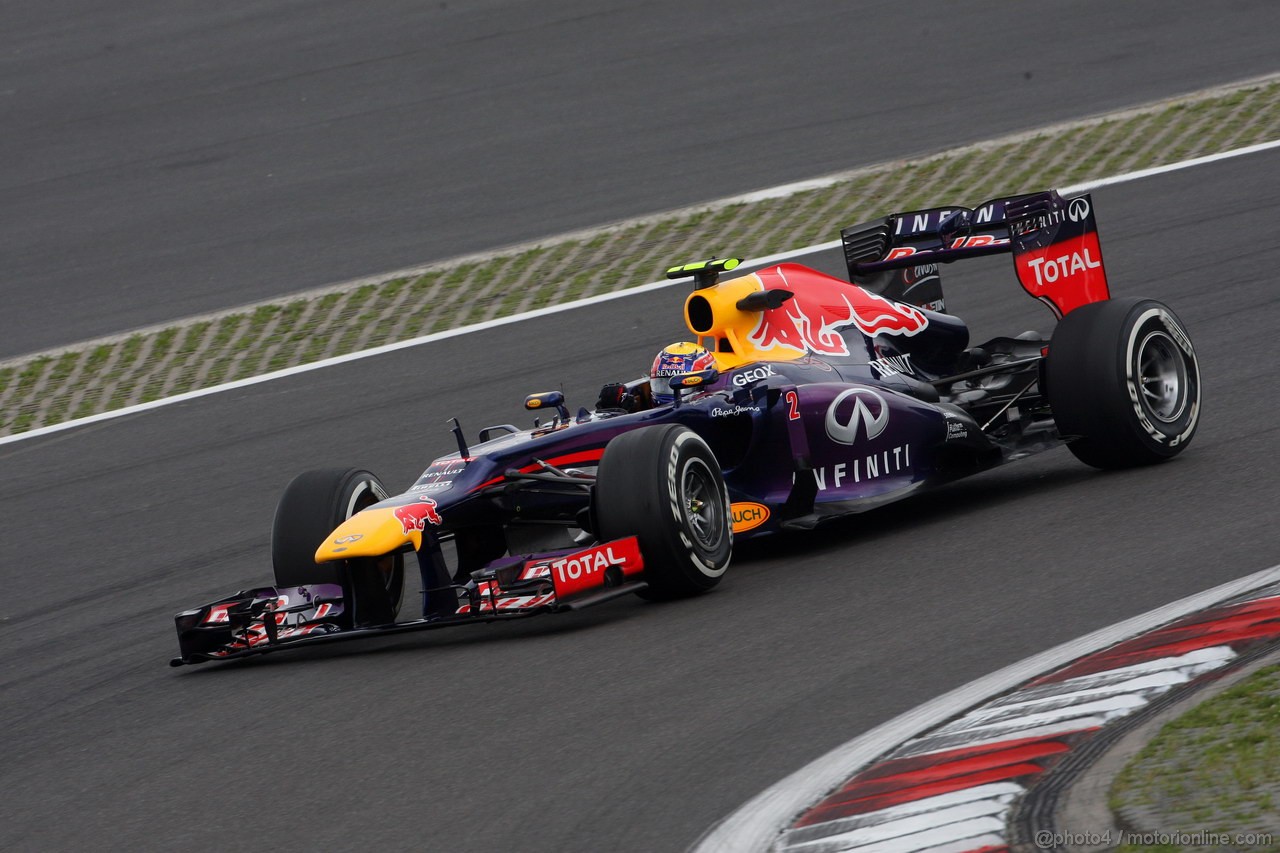 GP GERMANIA, 05.07.2013- Prove Libere 1, Mark Webber (AUS) Red Bull Racing RB9 