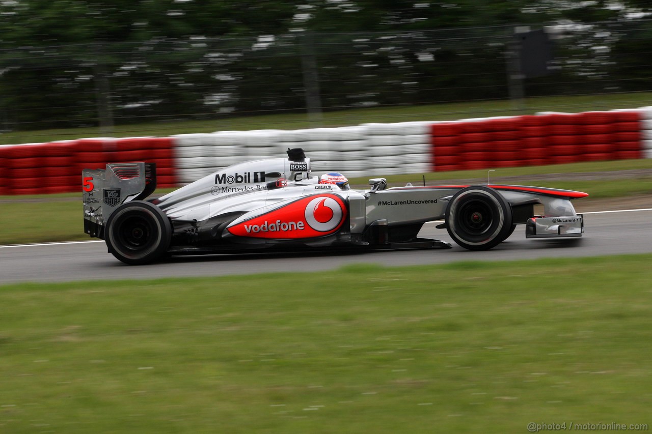 GP GERMANIA, 05.07.2013- Prove Libere 1, Jenson Button (GBR) McLaren Mercedes MP4-28 