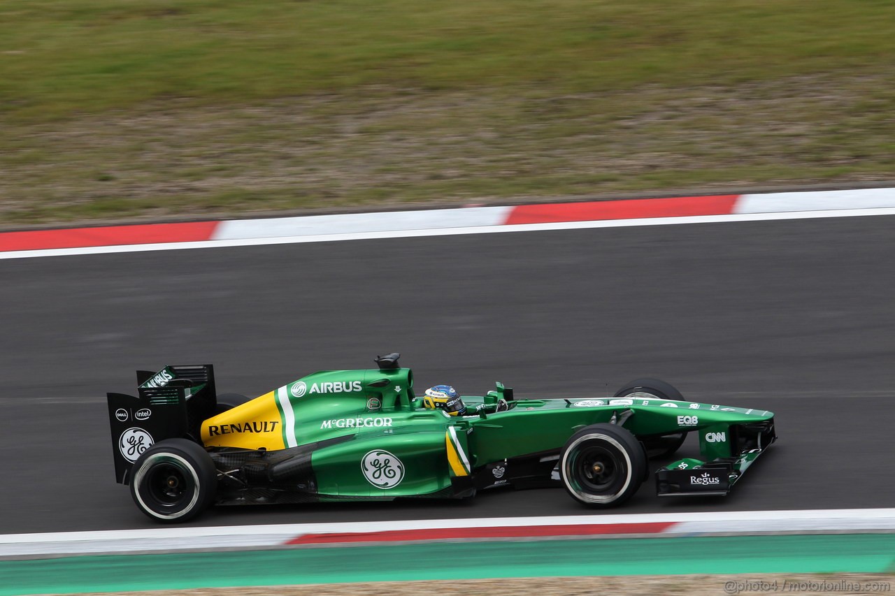 GP GERMANIA, 05.07.2013- Prove Libere 1, Charles Pic (FRA) Caterham F1 Team CT03 