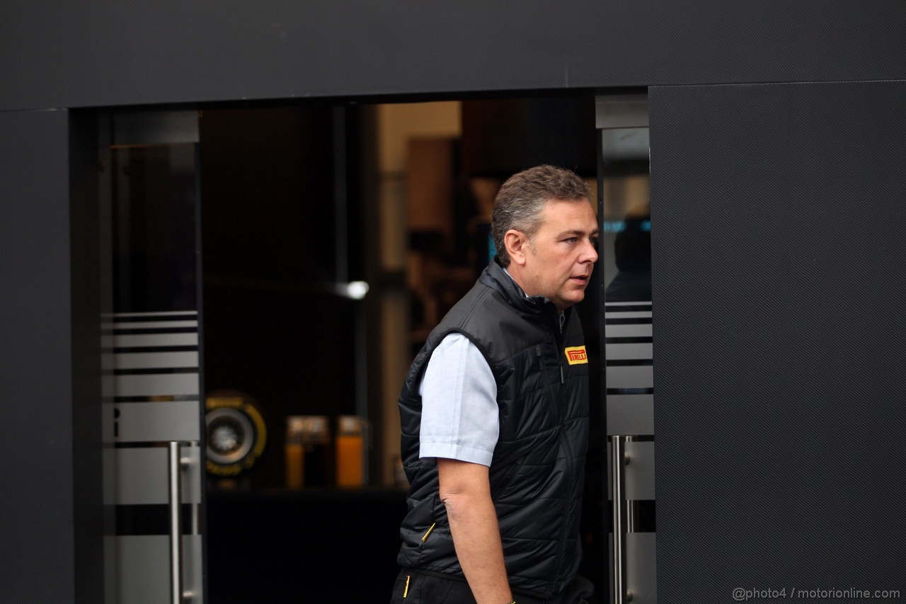 GP GERMANIA, 05.07.2013- Prove Libere 1, Mario Isola (ITA), Sporting Director Pirelli  