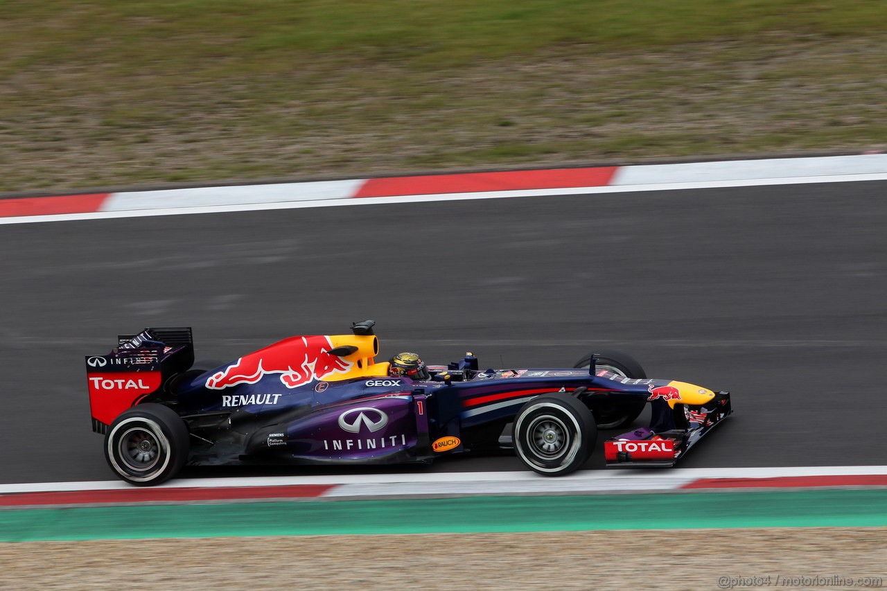 GP GERMANIA, 05.07.2013- Prove Libere 1, Sebastian Vettel (GER) Red Bull Racing RB9 