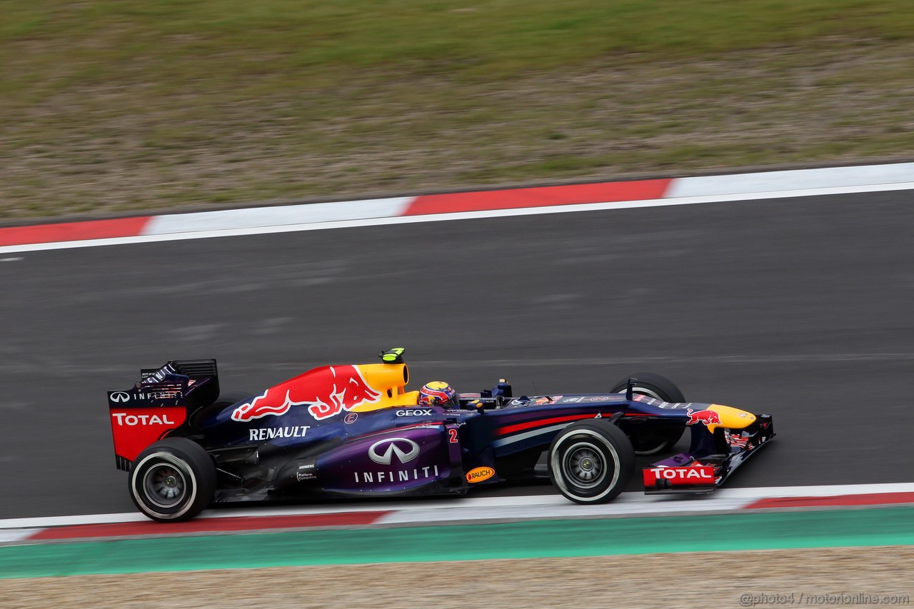 GP GERMANIA, 05.07.2013- Prove Libere 1, Mark Webber (AUS) Red Bull Racing RB9 