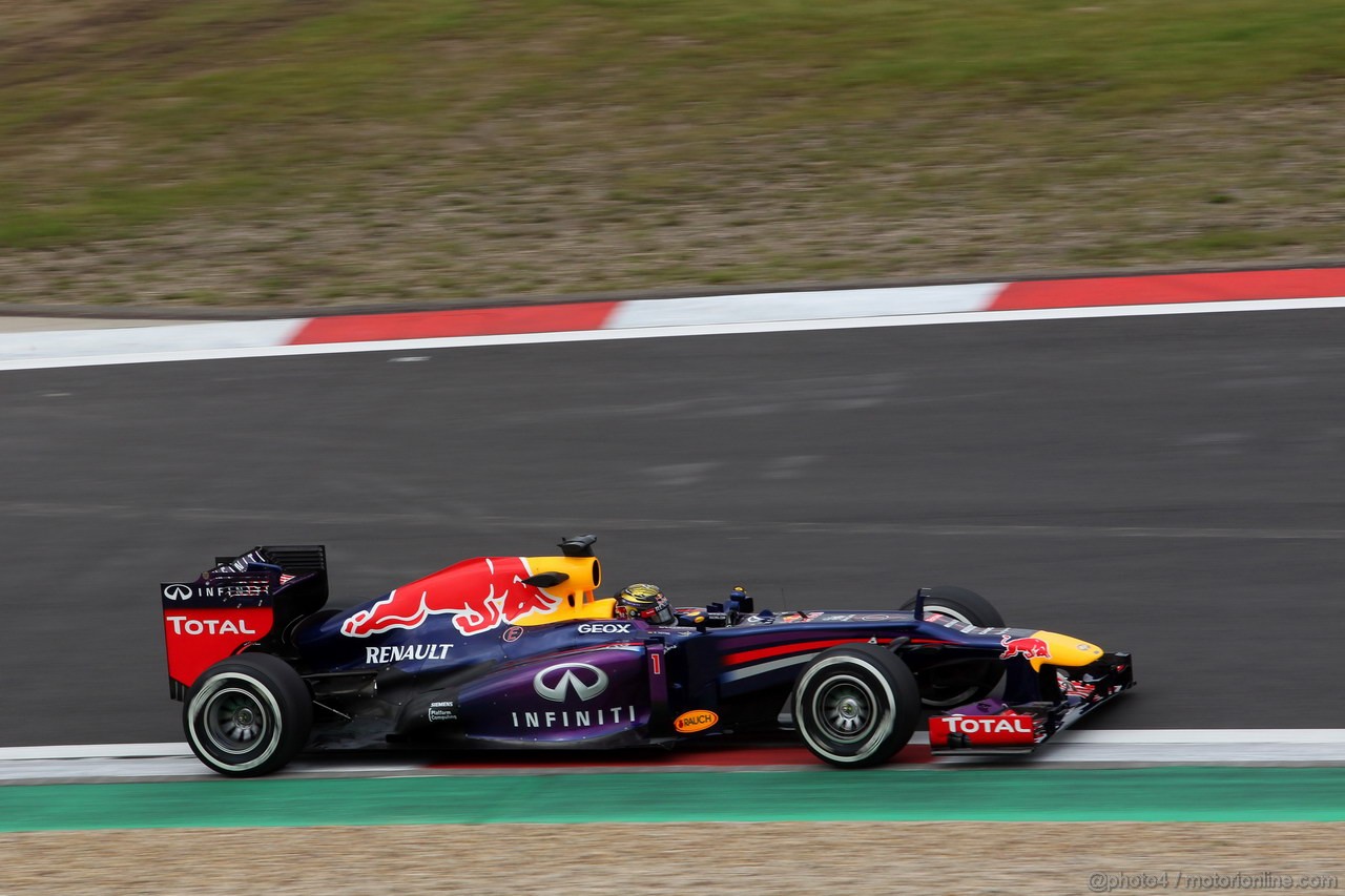 GP GERMANIA, 05.07.2013- Prove Libere 1, Sebastian Vettel (GER) Red Bull Racing RB9 