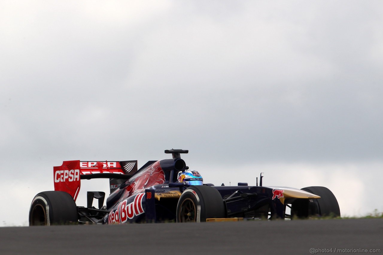 GP GERMANIA, 05.07.2013- Prove Libere 1, Jean-Eric Vergne (FRA) Scuderia Toro Rosso STR8 