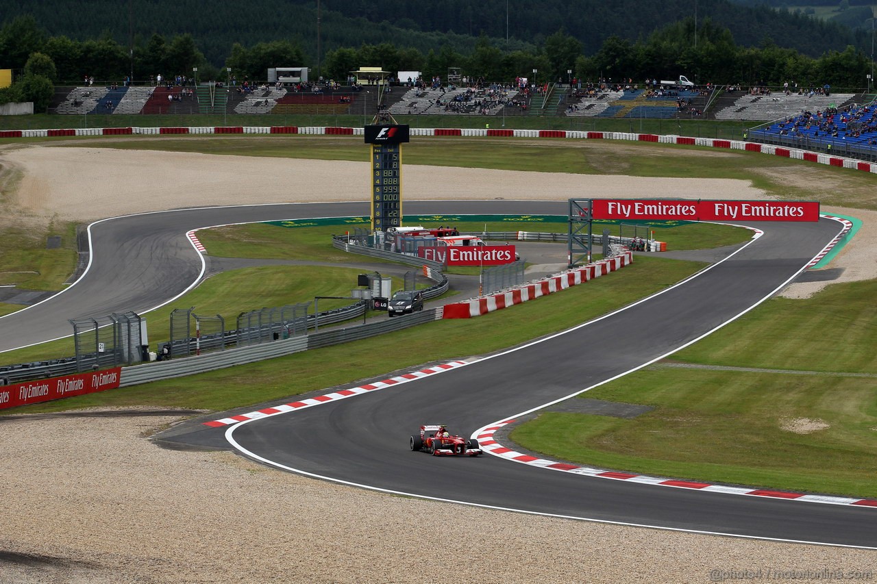 GP GERMANIA, 05.07.2013- Prove Libere 1, Felipe Massa (BRA) Ferrari F138 