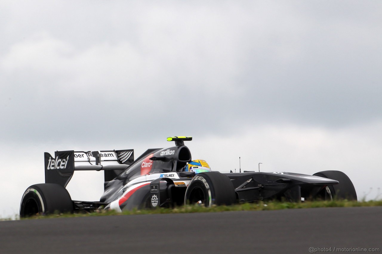 GP GERMANIA, 05.07.2013- Prove Libere 1, Esteban Gutierrez (MEX), Sauber F1 Team C32 