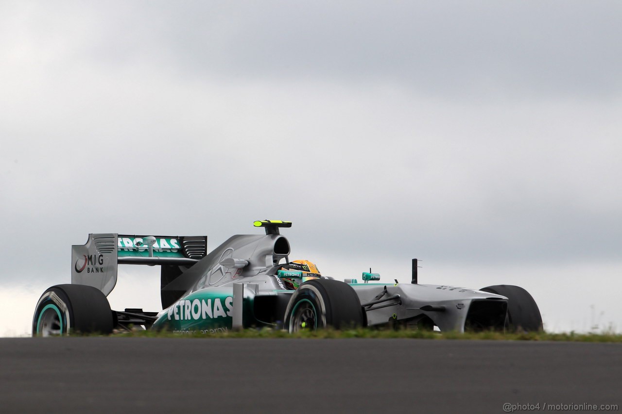GP GERMANIA, 05.07.2013- Prove Libere 1, Lewis Hamilton (GBR) Mercedes AMG F1 W04 