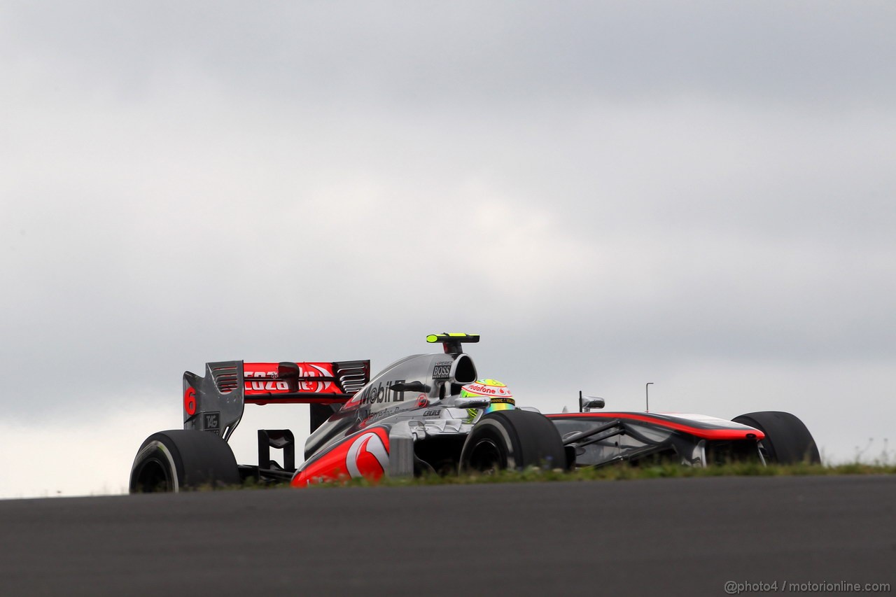 GP GERMANIA, 05.07.2013- Prove Libere 1, Sergio Perez (MEX) McLaren MP4-28 
