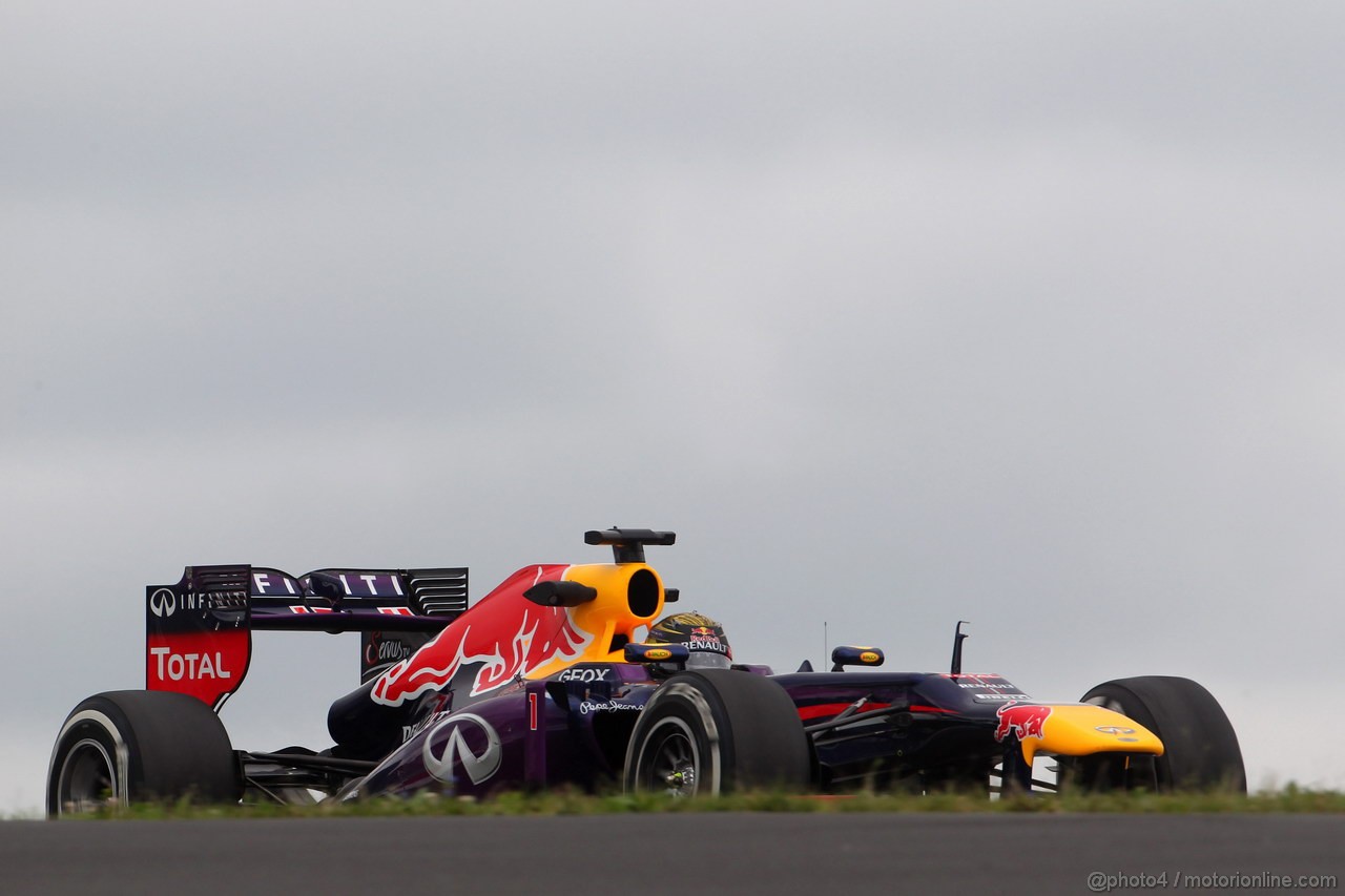 GP GERMANIA, 05.07.2013- Prove Libere 1, Sebastian Vettel (GER) Red Bull Racing RB9 
