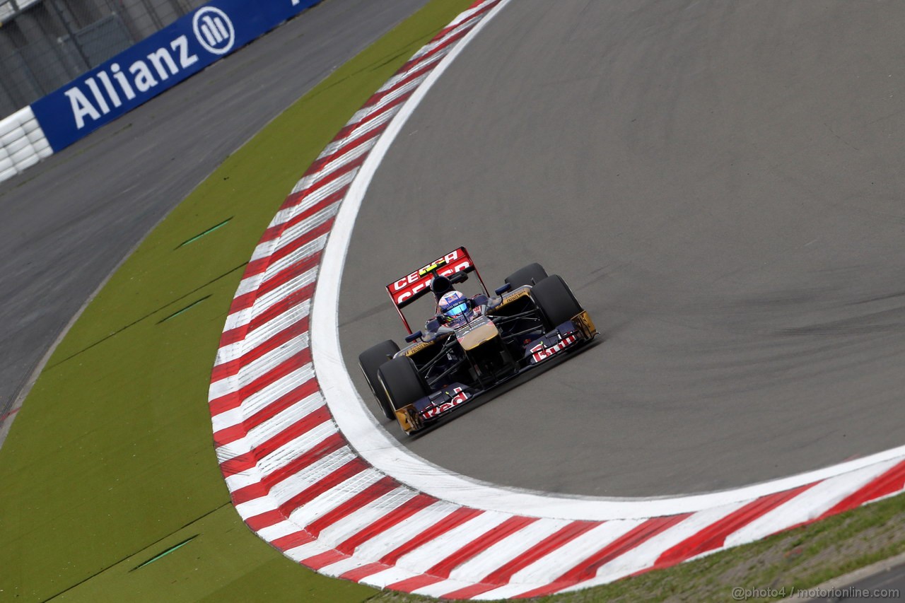 GP GERMANIA, 05.07.2013- Prove Libere 1, Daniel Ricciardo (AUS) Scuderia Toro Rosso STR8 