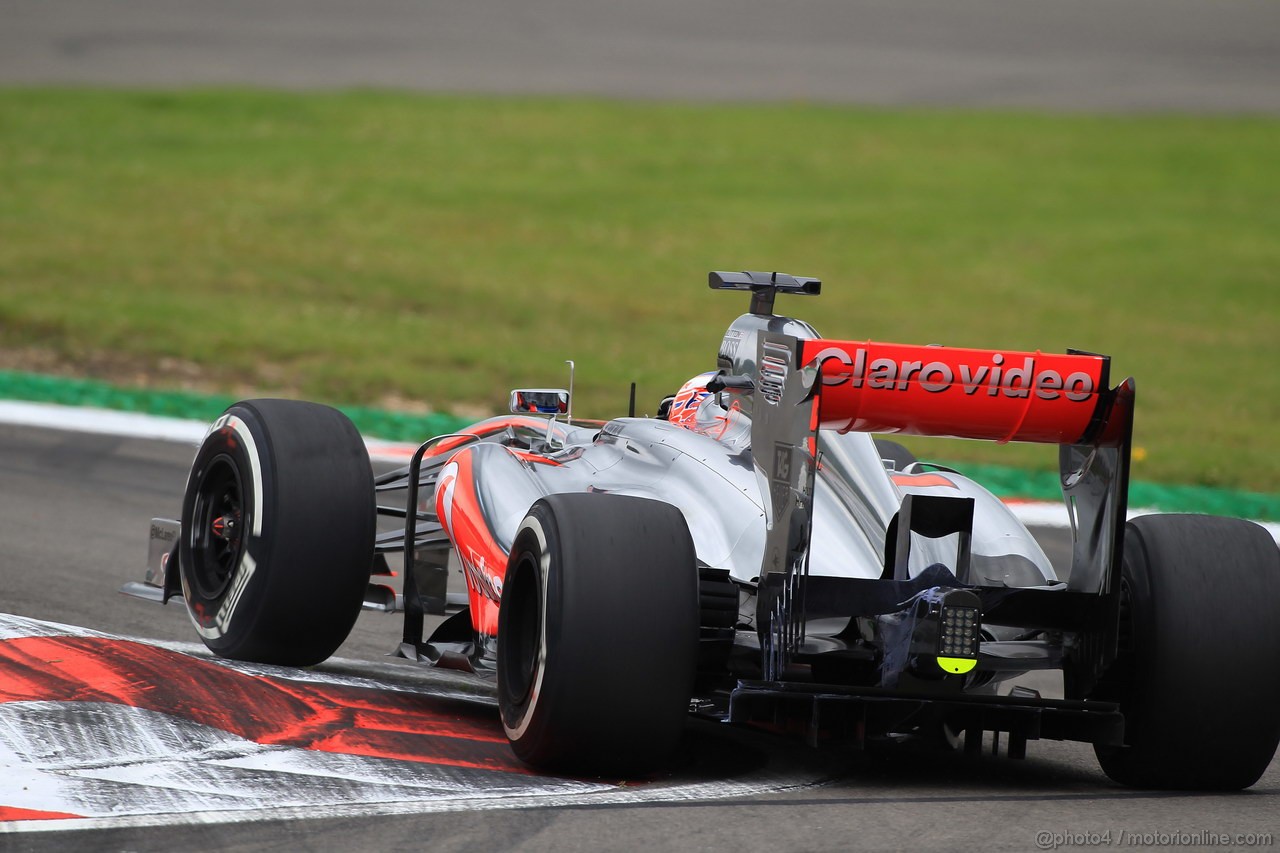 GP GERMANIA, 05.07.2013- Prove Libere 1, Jenson Button (GBR) McLaren Mercedes MP4-28 