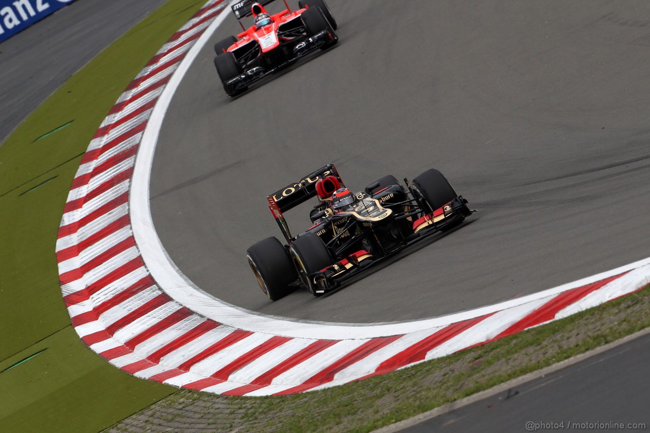 GP GERMANIA, 05.07.2013- Prove Libere 1, Kimi Raikkonen (FIN) Lotus F1 Team E21 