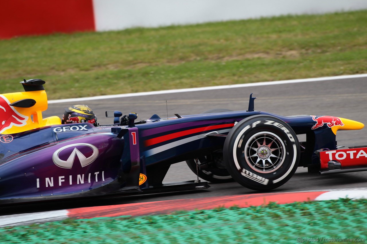 GP GERMANIA, 05.07.2013- Prove Libere 1, Sebastian Vettel (GER) Red Bull Racing RB9 
