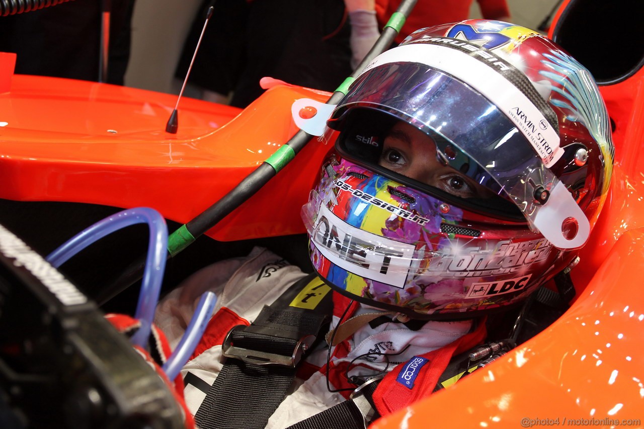 GP GERMANIA, 05.07.2013- Prove Libere 1, Rodolfo Gonzalez (VEN) Test Driver Marussia F1 Team MR02