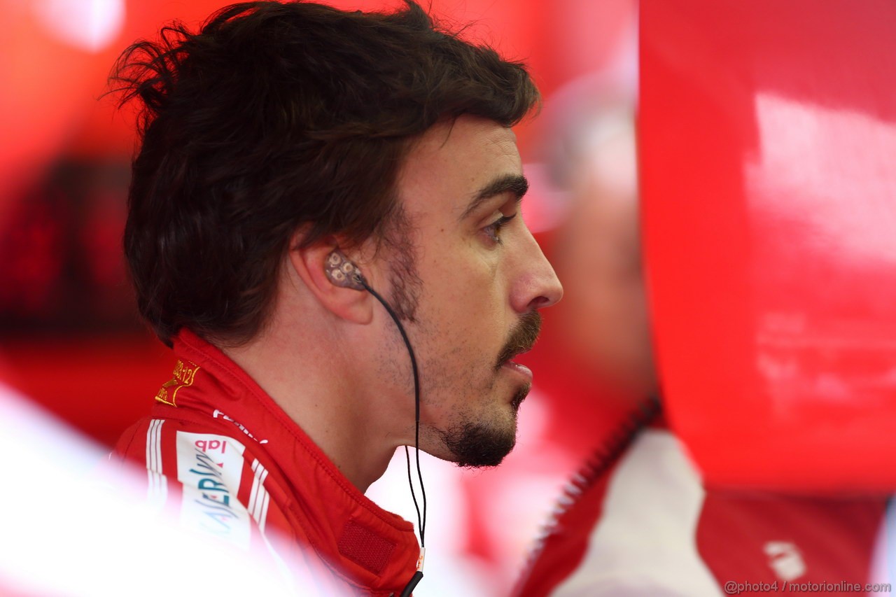 GP GERMANIA, 05.07.2013- Prove Libere 1, Fernando Alonso (ESP) Ferrari F138
