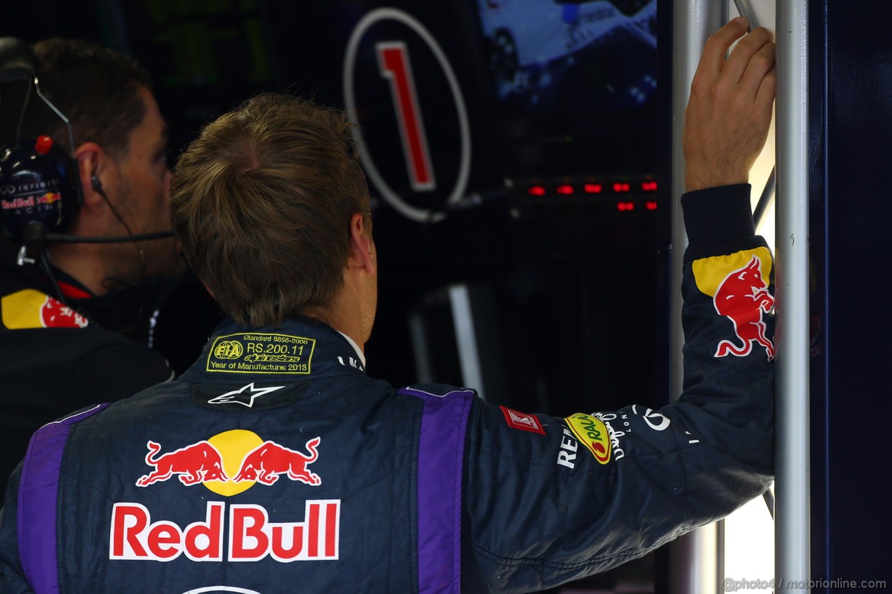 GP GERMANIA, 05.07.2013- Prove Libere 1, Sebastian Vettel (GER) Red Bull Racing RB9 