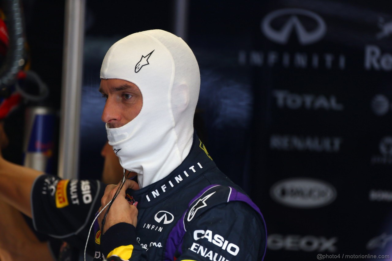 GP GERMANIA, 05.07.2013- Prove Libere 1, Mark Webber (AUS) Red Bull Racing RB9 