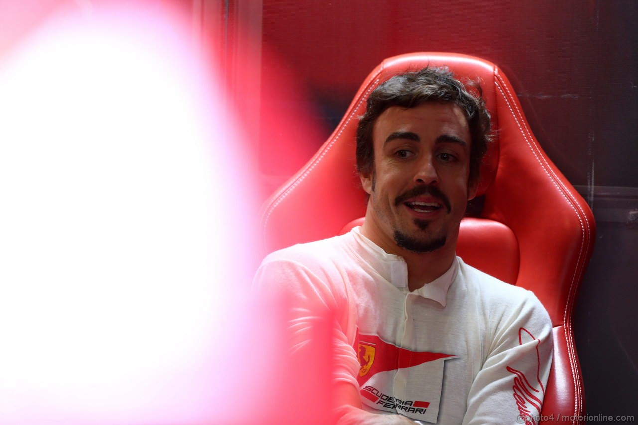 GP GERMANIA, 05.07.2013- Prove Libere 1, Fernando Alonso (ESP) Ferrari F138