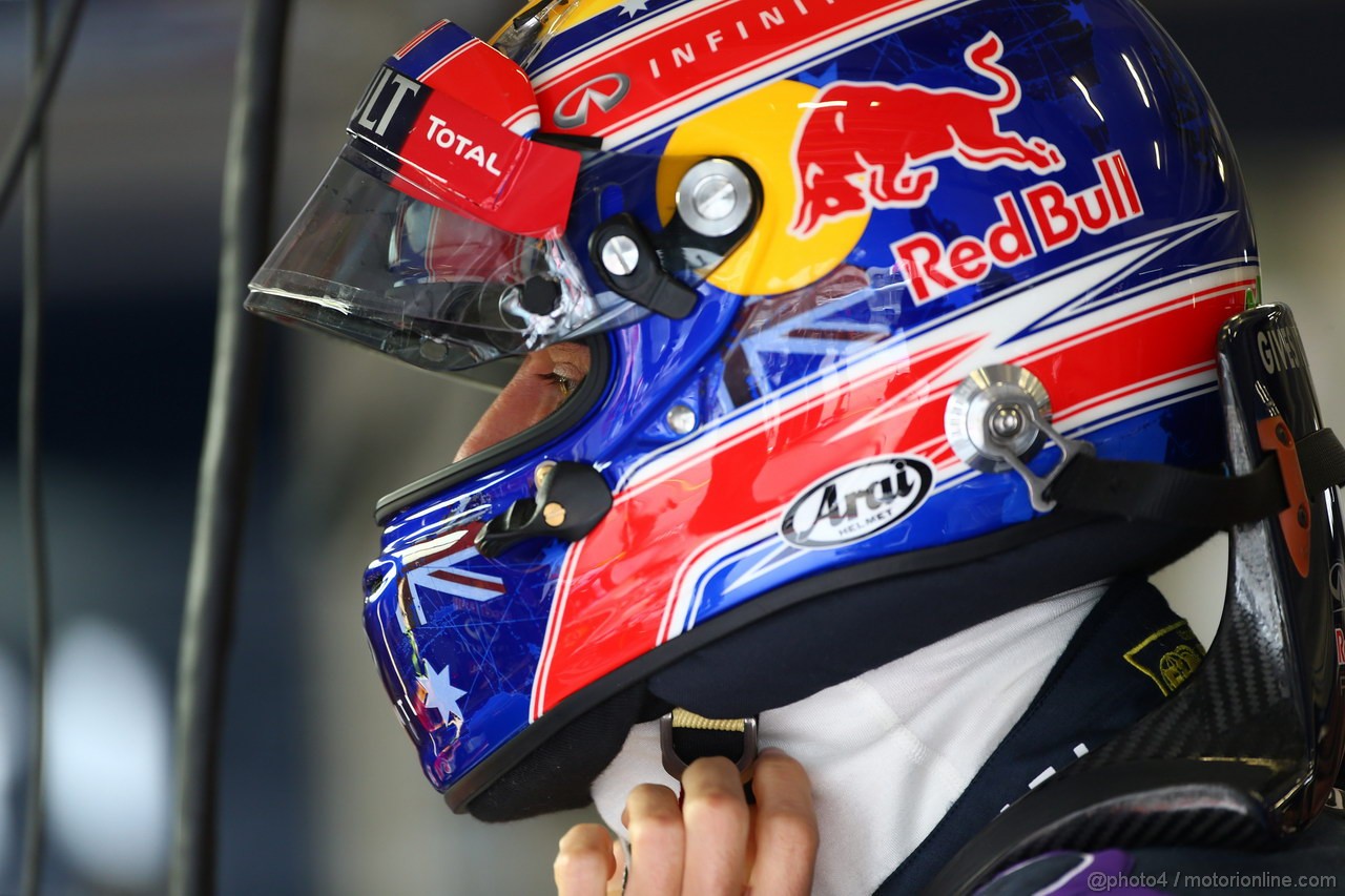 GP GERMANIA, 05.07.2013- Prove Libere 1, Mark Webber (AUS) Red Bull Racing RB9 