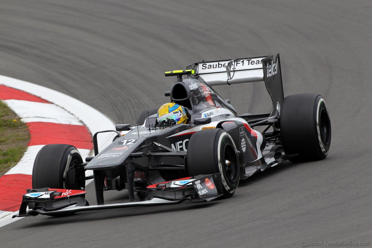 GP GERMANIA, 05.07.2013- Prove Libere 2, Esteban Gutierrez (MEX), Sauber F1 Team C32 