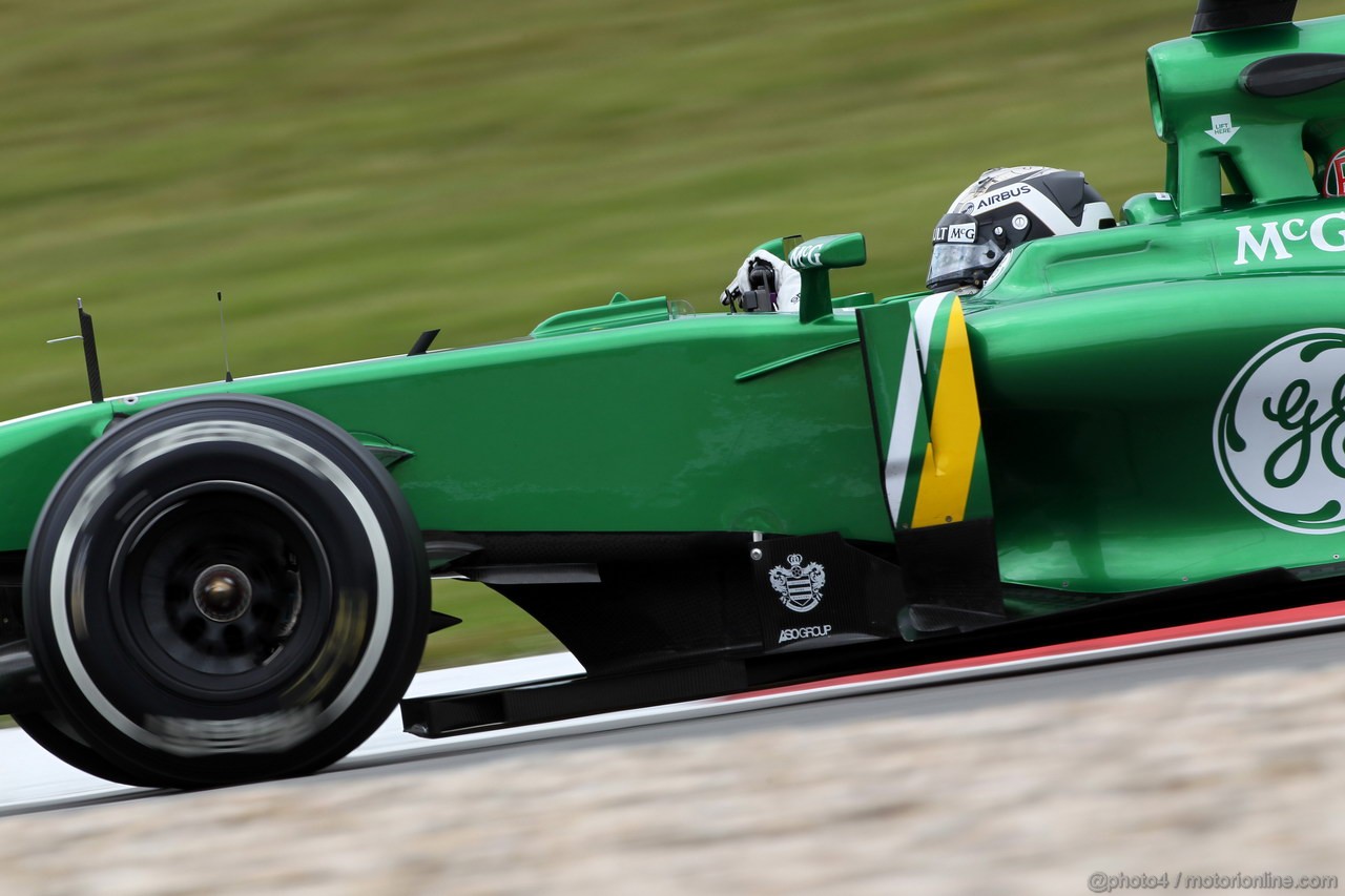 GP GERMANIA, 05.07.2013- Prove Libere 2, Charles Pic (FRA) Caterham F1 Team CT03 