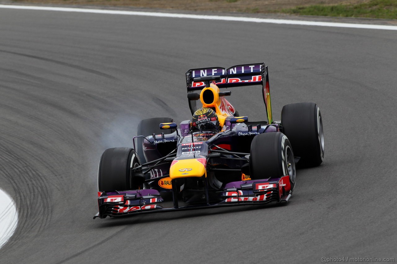 GP GERMANIA, 05.07.2013- Prove Libere 2, Sebastian Vettel (GER) Red Bull Racing RB9 