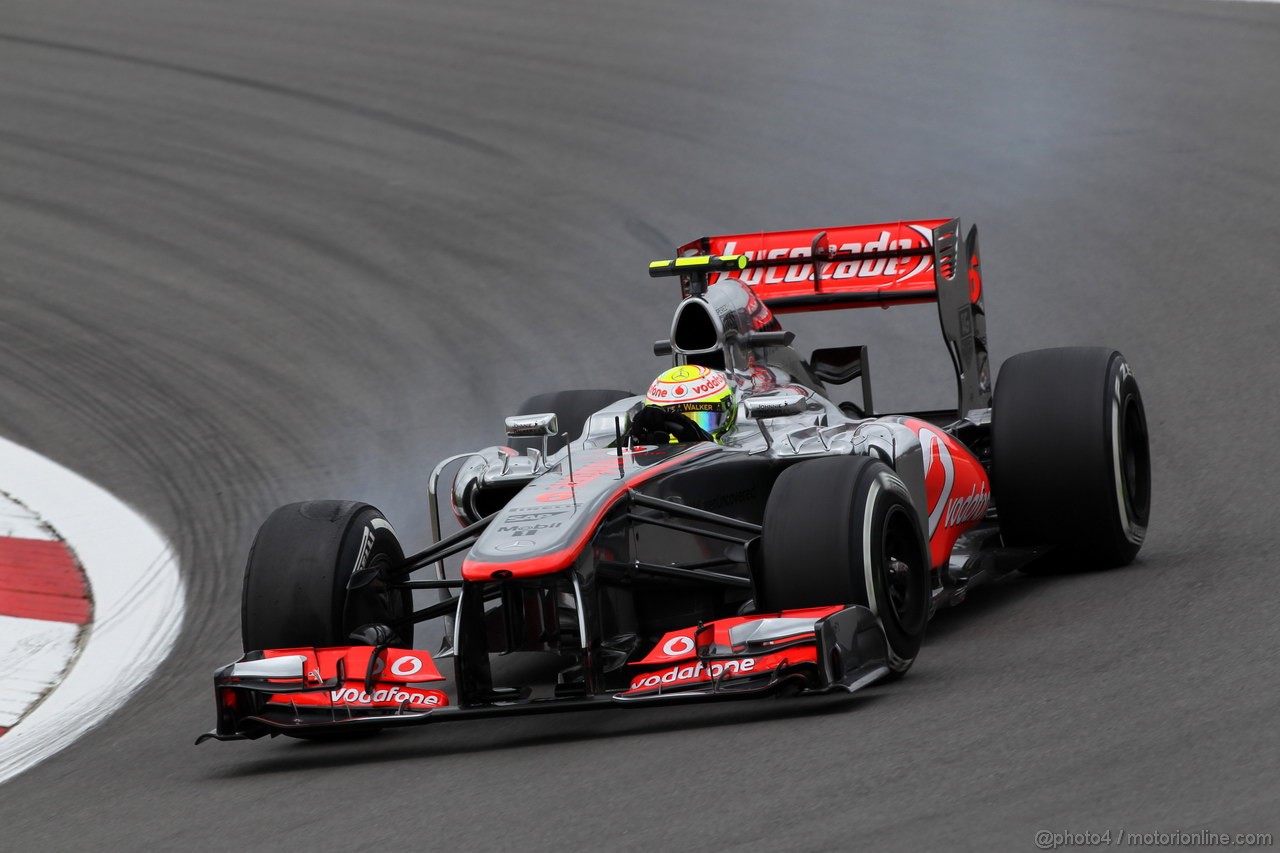 GP GERMANIA, 05.07.2013- Prove Libere 2, Sergio Perez (MEX) McLaren MP4-28 