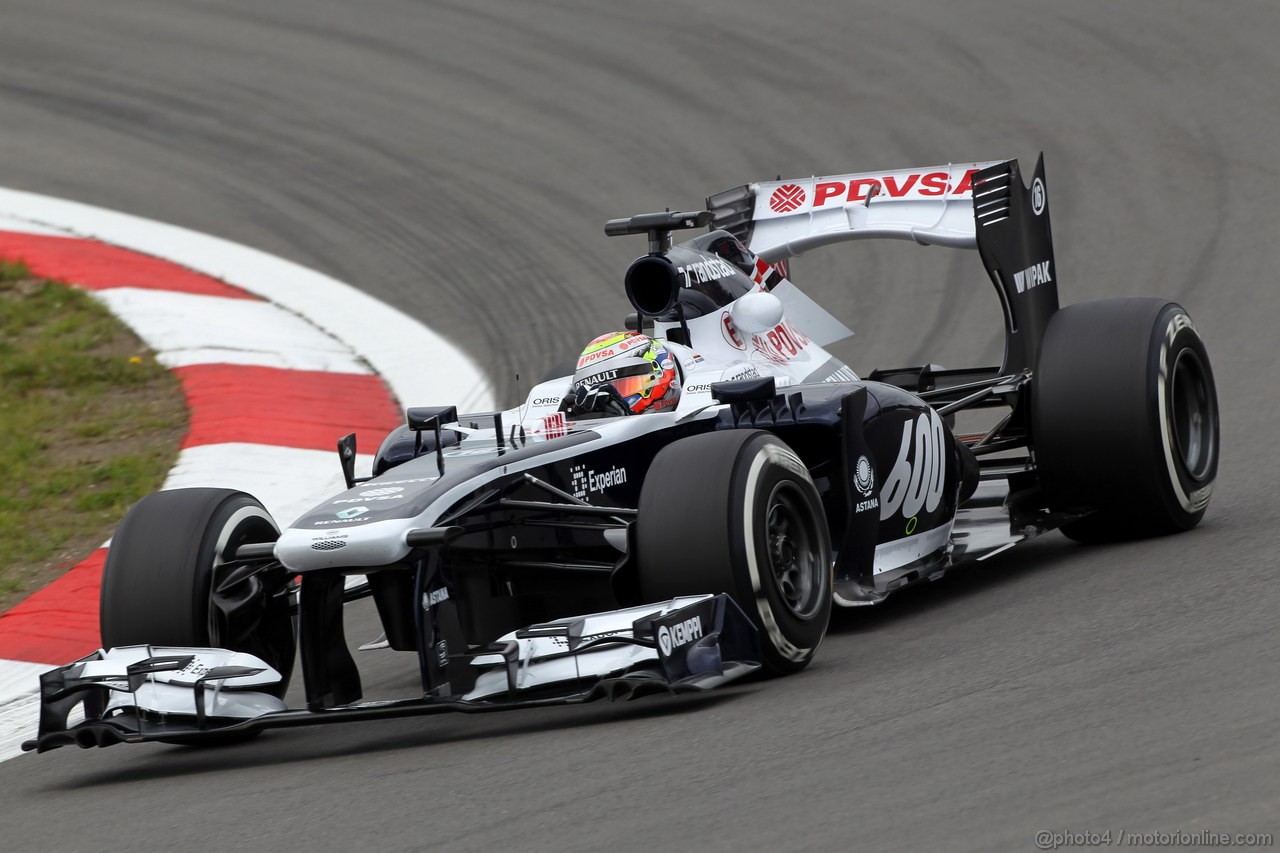 GP GERMANIA, 05.07.2013- Prove Libere 2, Pastor Maldonado (VEN) Williams F1 Team FW35 