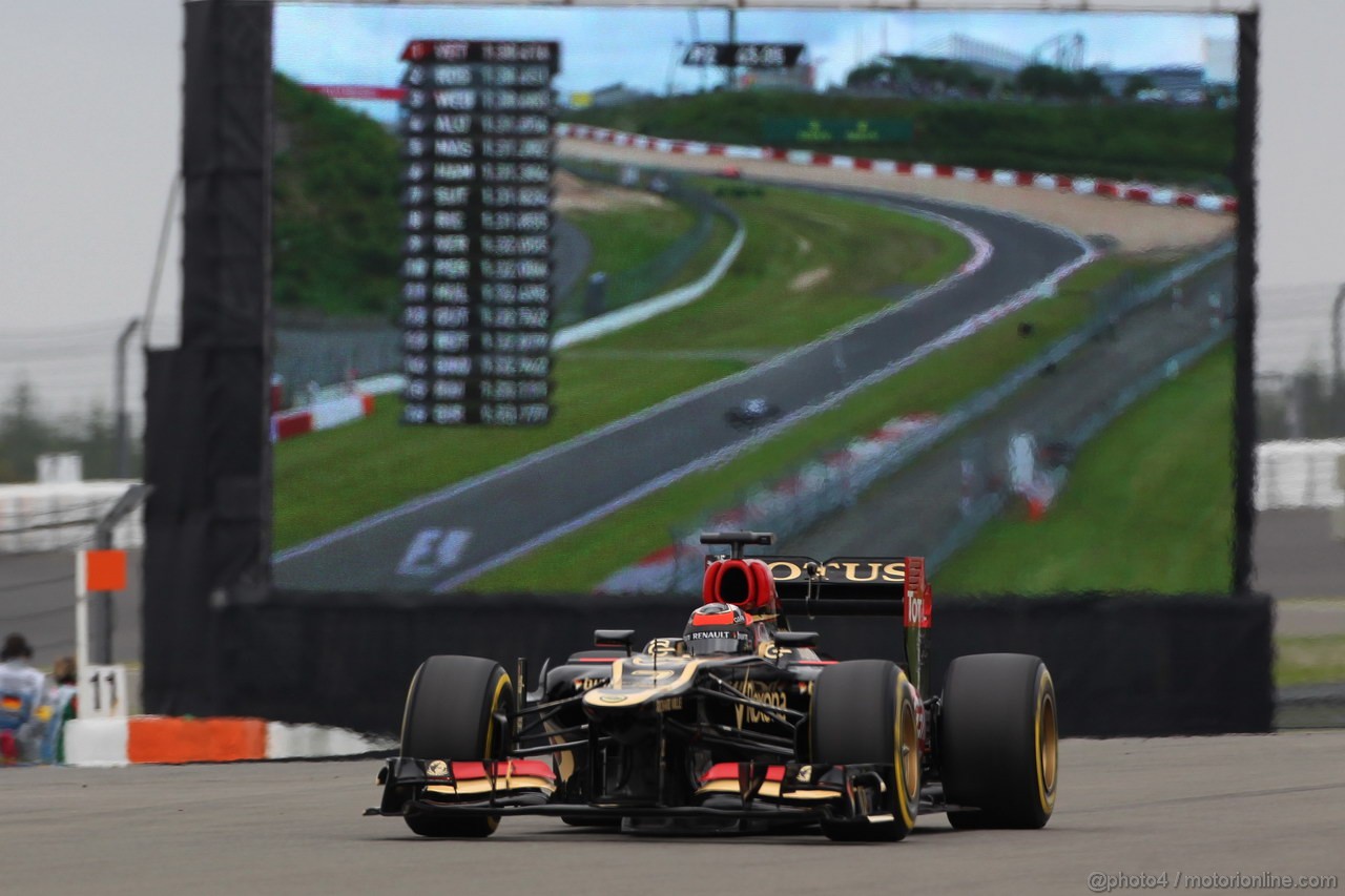 GP GERMANIA, 05.07.2013- Prove Libere 2,Kimi Raikkonen (FIN) Lotus F1 Team E21 
