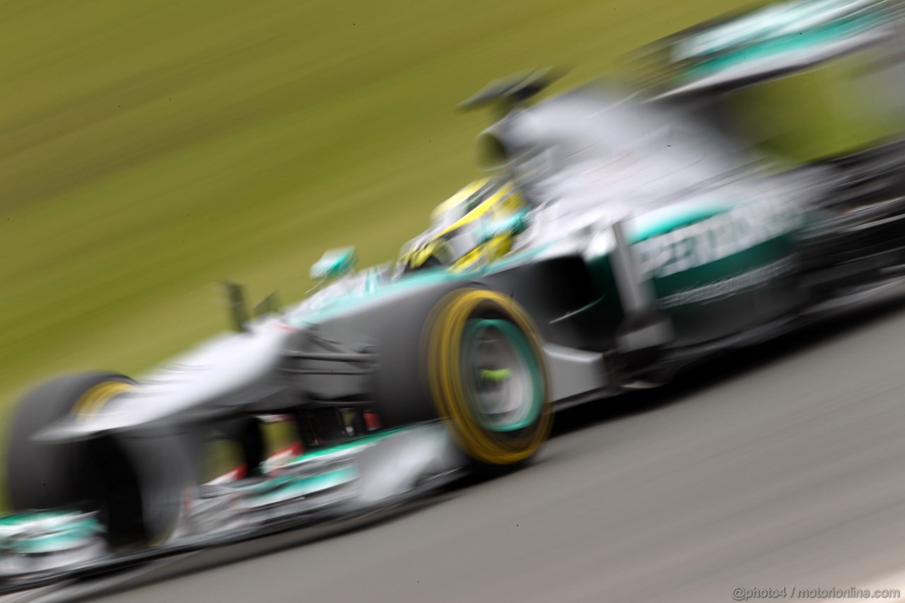 GP GERMANIA, 05.07.2013- Prove Libere 2, Nico Rosberg (GER) Mercedes AMG F1 W04 