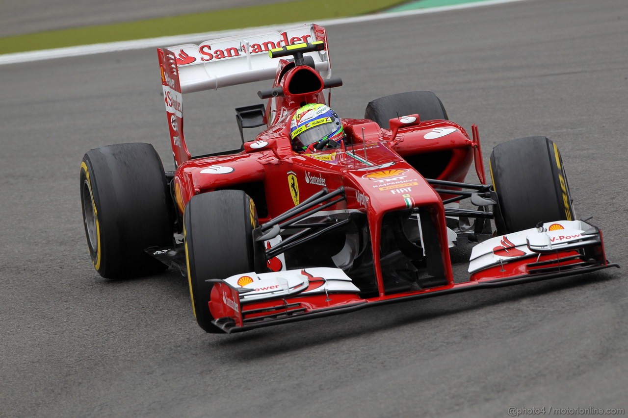 GP GERMANIA, 05.07.2013- Prove Libere 2, Felipe Massa (BRA) Ferrari F138 
