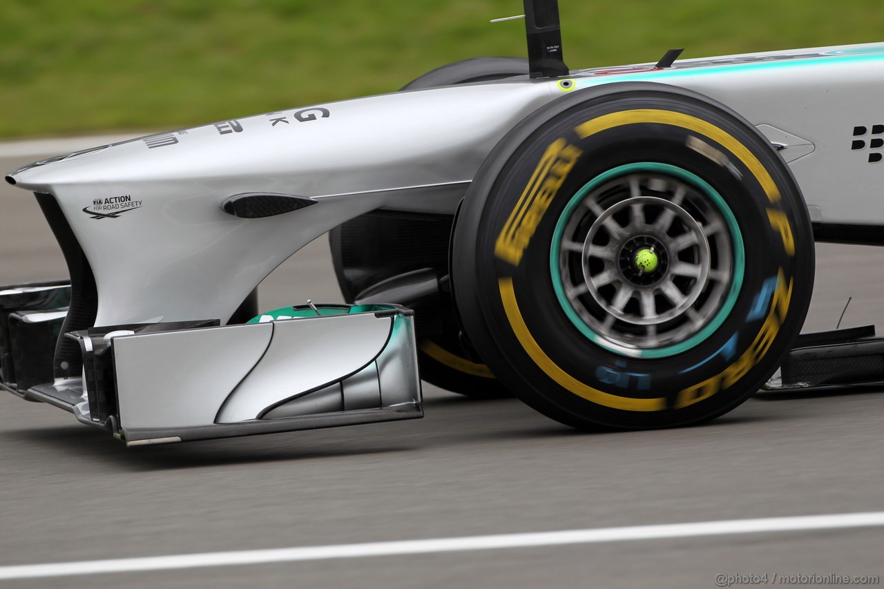 GP GERMANIA, 05.07.2013- Prove Libere 2, Nico Rosberg (GER) Mercedes AMG F1 W04 