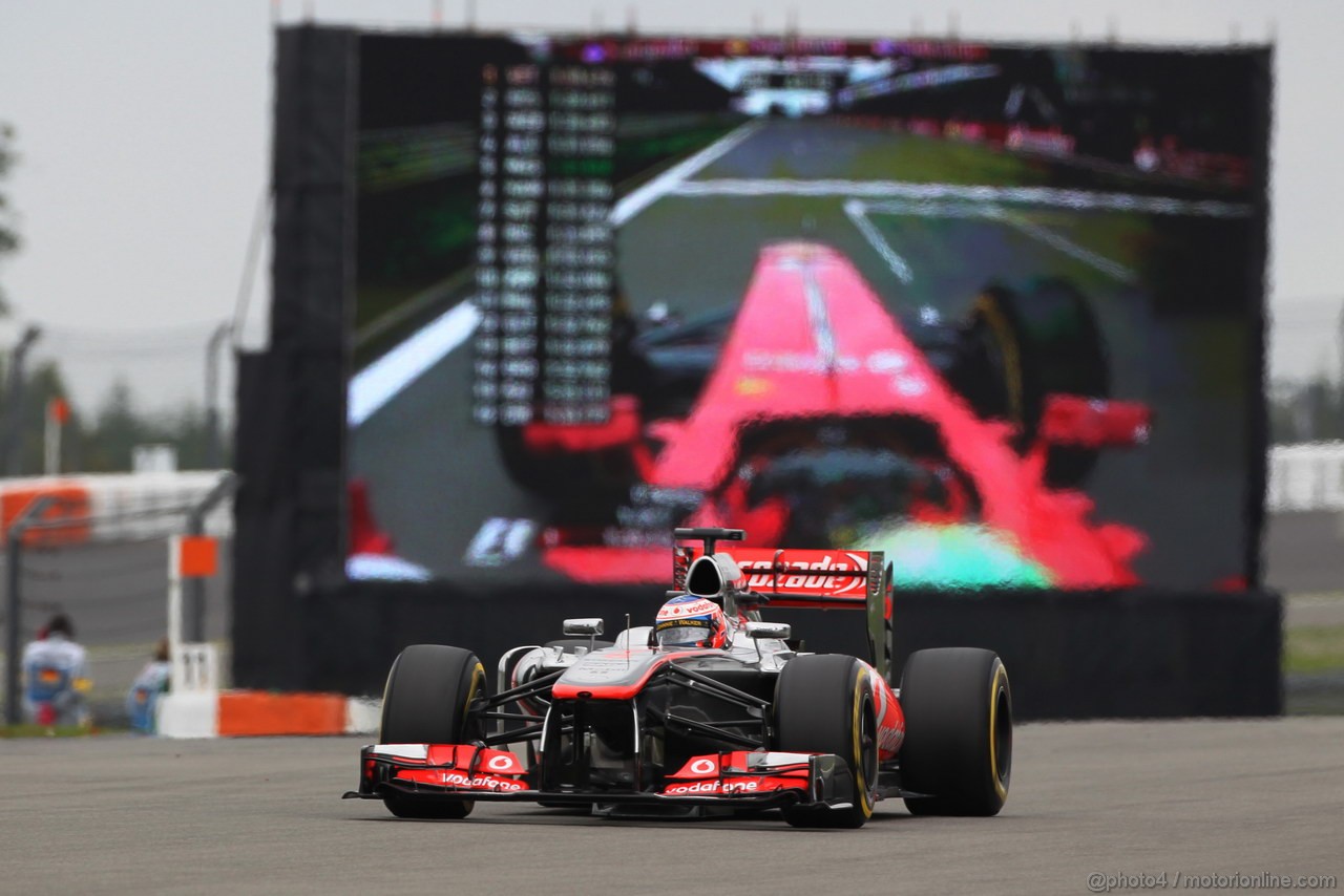GP GERMANIA, 05.07.2013- Prove Libere 2, Jenson Button (GBR) McLaren Mercedes MP4-28 