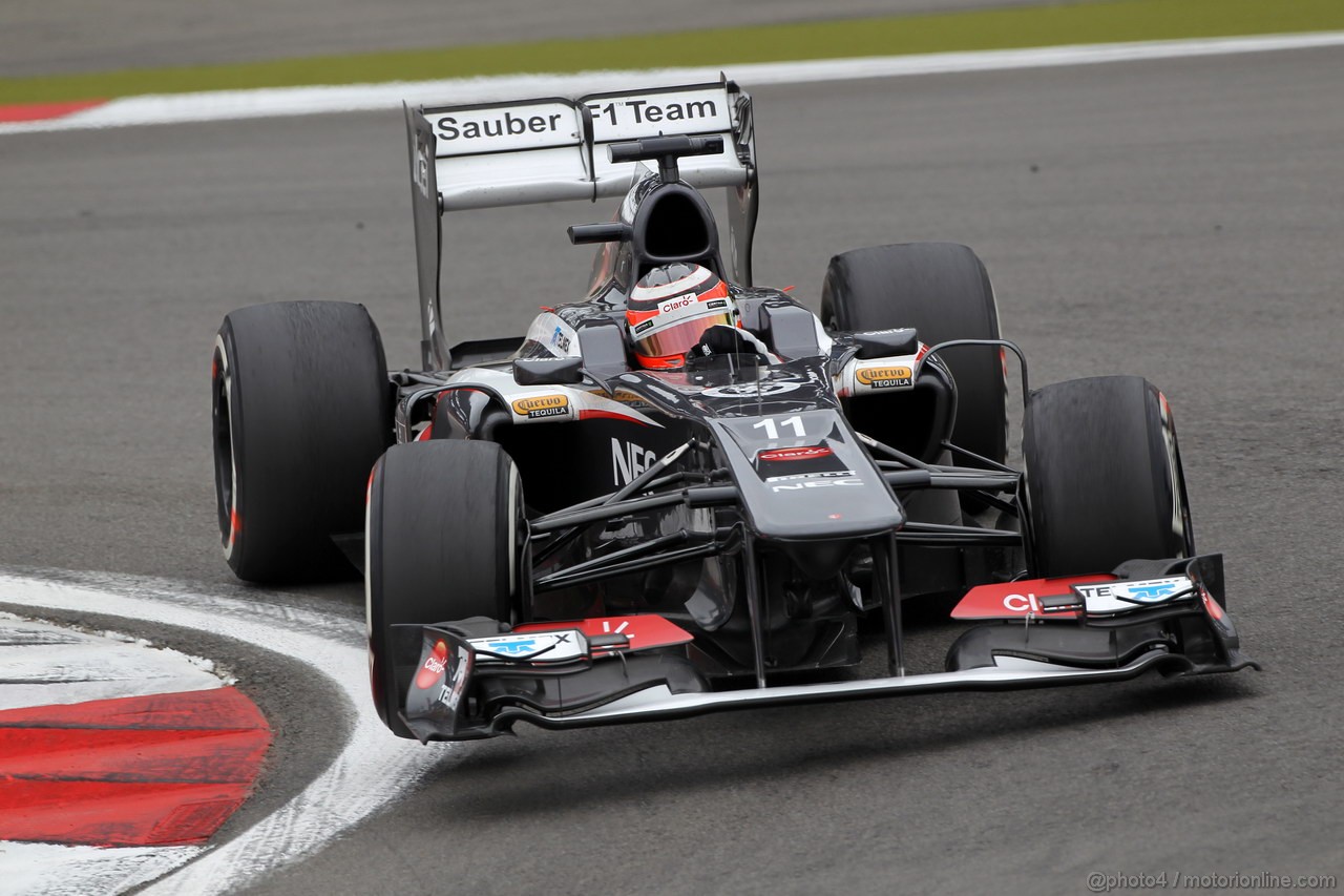 GP GERMANIA, 05.07.2013- Prove Libere 2, Nico Hulkenberg (GER) Sauber F1 Team C32 