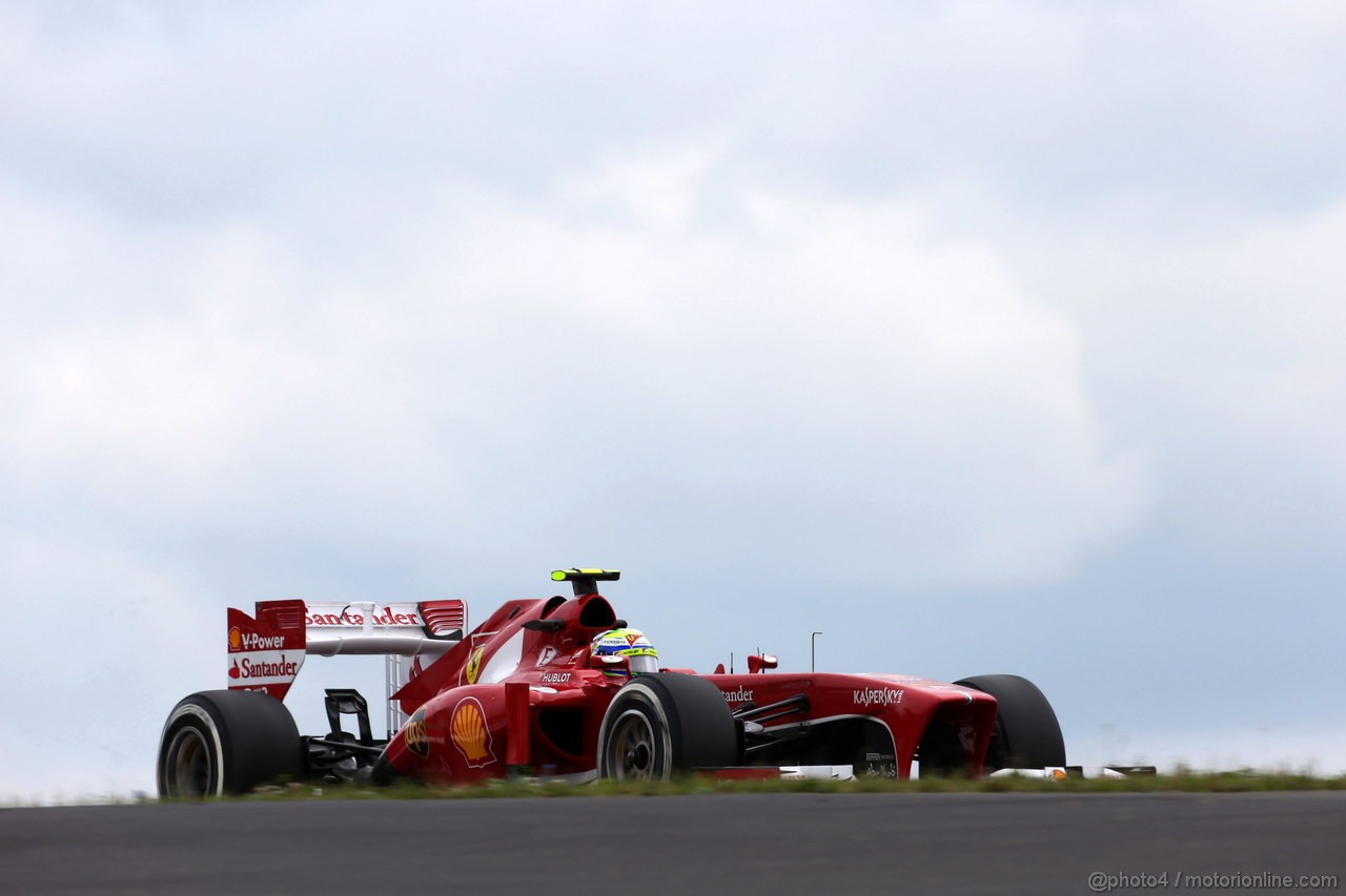 GP GERMANIA, 05.07.2013- Prove Libere 2, Felipe Massa (BRA) Ferrari F138 