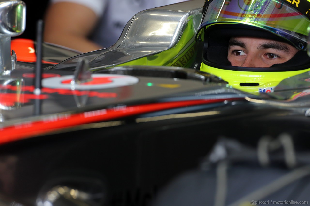 GP GERMANIA, 05.07.2013- Prove Libere 2, Sergio Perez (MEX) McLaren MP4-28
