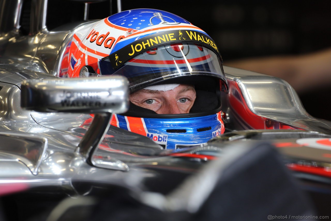 GP GERMANIA, 05.07.2013- Prove Libere 2, Jenson Button (GBR) McLaren Mercedes MP4-28 