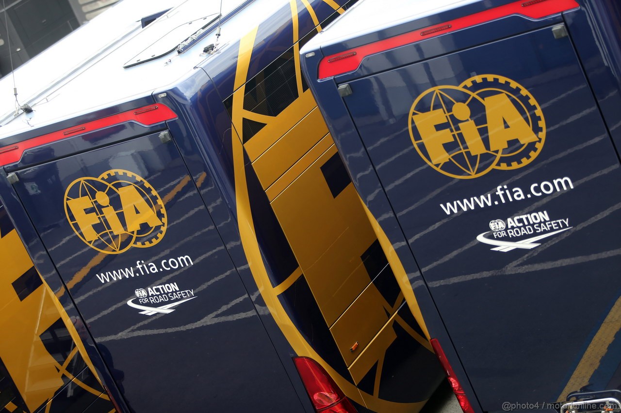 GP GERMANIA, 05.07.2013- Prove Libere 2, FIA motorhome
